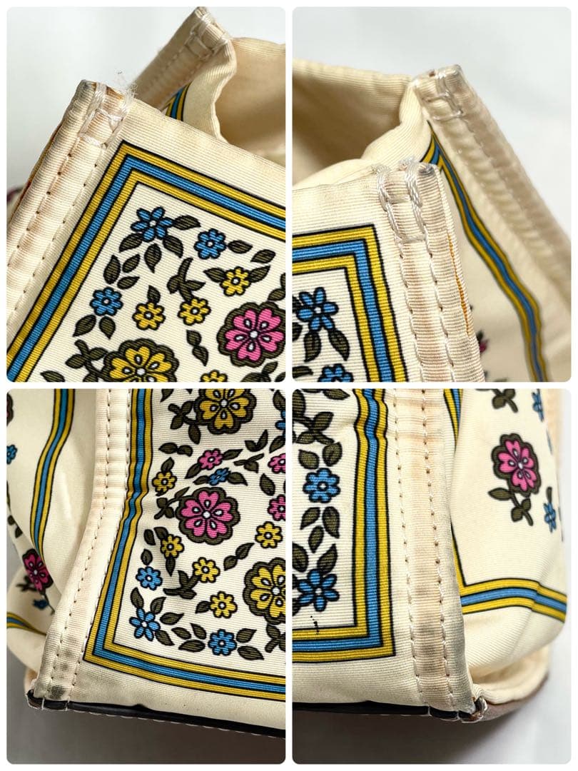 トリーバーチ エラ キャンバス トートバッグ ボタニカル 花柄 大容量 A4可