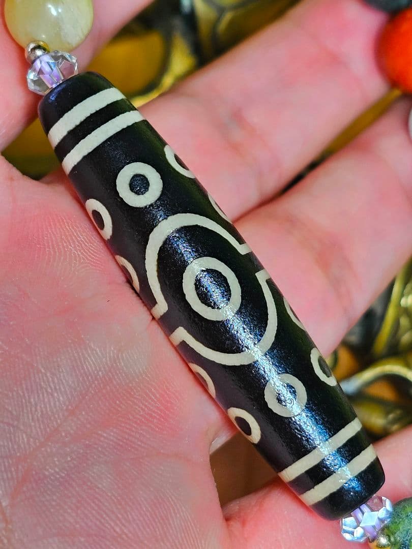 奇跡の十五眼天珠と日本銘石たちのブレス