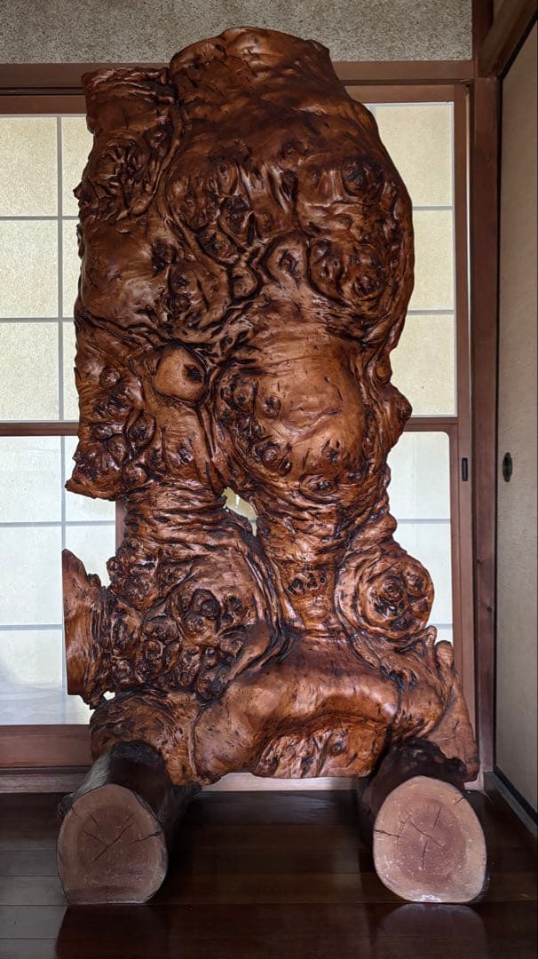 衝立　木製　つい立　オブジェ　置物　インテリア　ヴィンテージ　和風　日本家屋