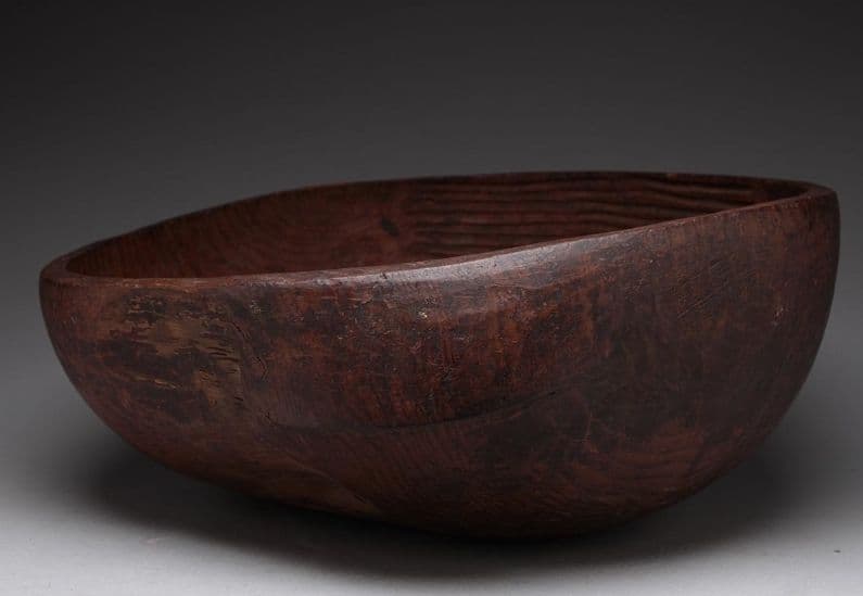 希少 李朝 無垢材 ボウル 大きな 木鉢 こね鉢 古民芸 古道具 古美術