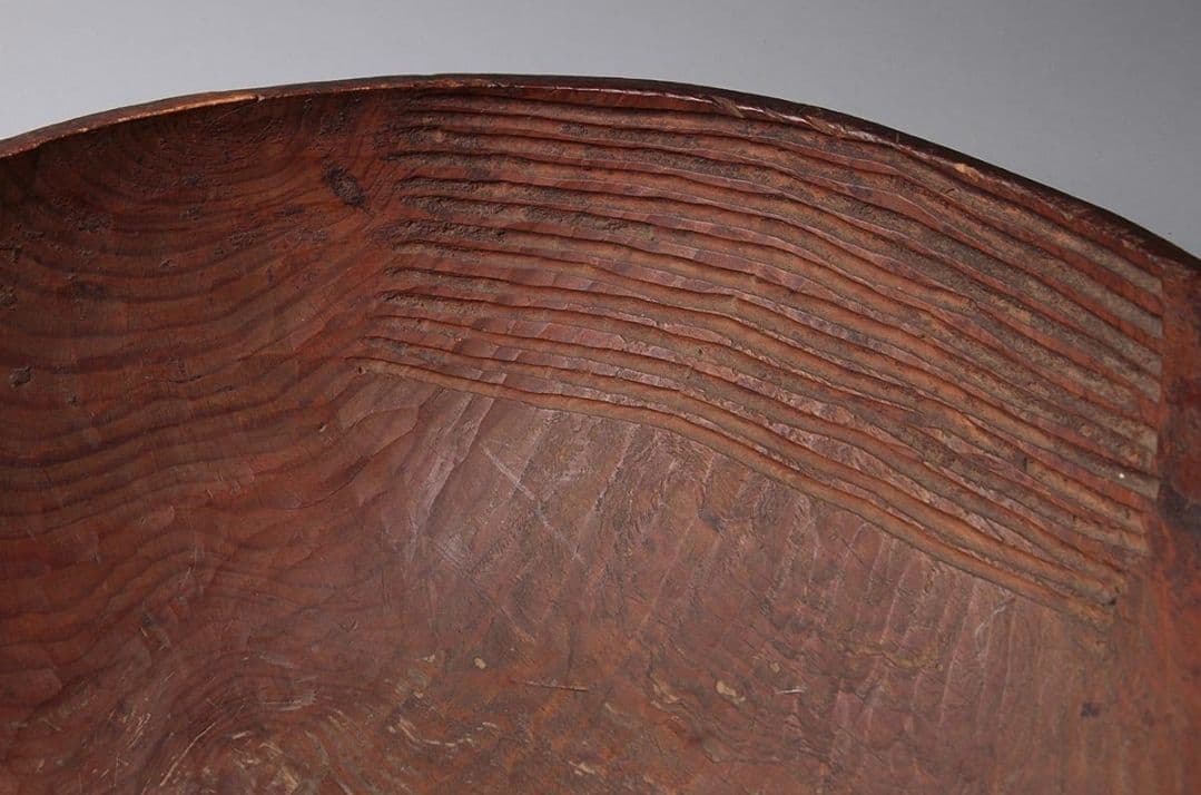 希少 李朝 無垢材 ボウル 大きな 木鉢 こね鉢 古民芸 古道具 古美術