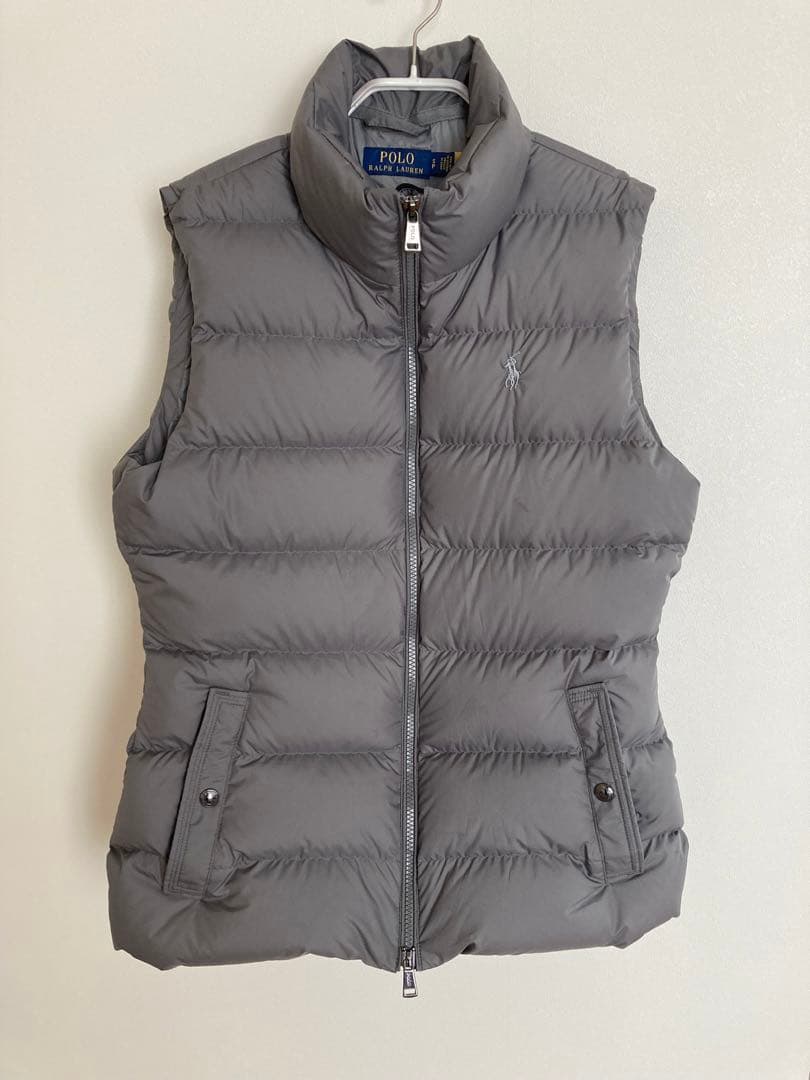 【美品】Polo Ralph Lauren グレー ダウンベスト
