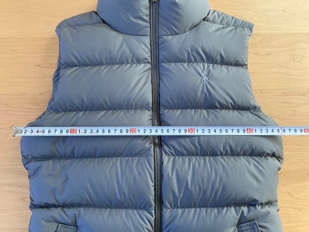 【美品】Polo Ralph Lauren グレー ダウンベスト