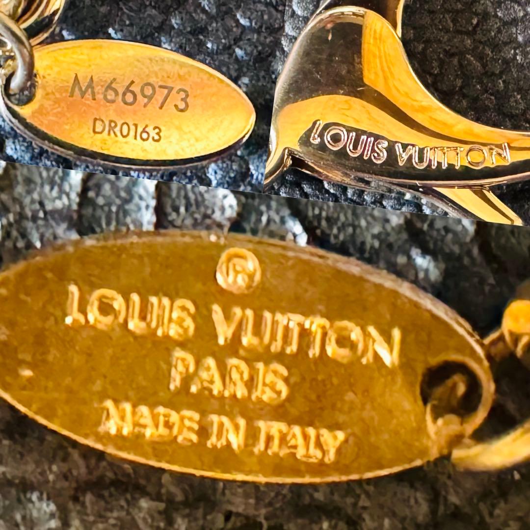LOUIS VUITTON ステップリー モノグラムフラワー キーホルダー極美