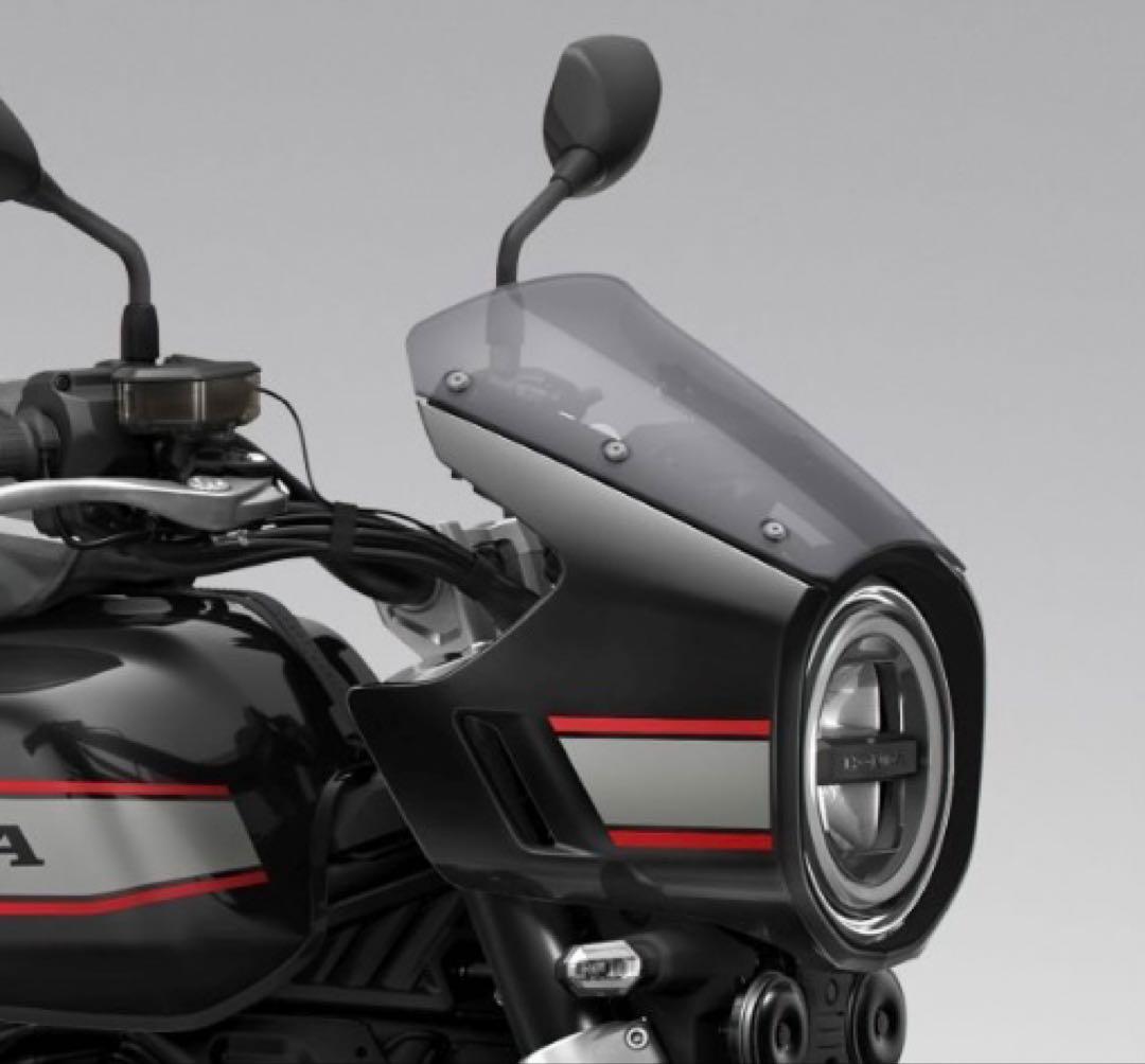 HONDA CB1000F 純正ヘッドライトカウル 新品 黒/赤