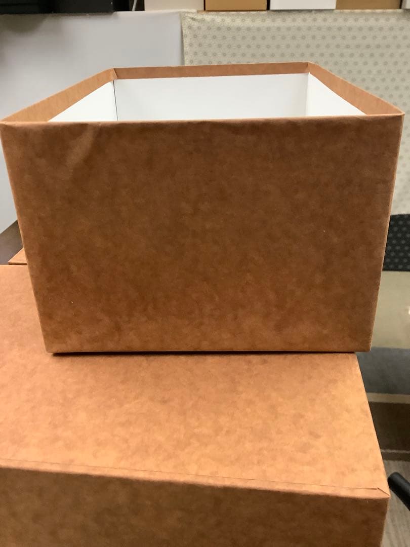クラフト紙 ギフト箱 茶色　中サイズ、小サイズ　セット
