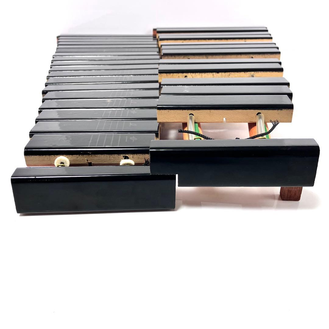 YAMAHA　卓上木琴　No.185　箱、マレット付き　①