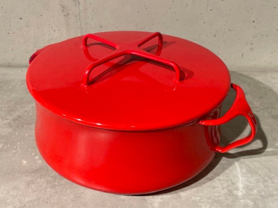 美品ダンスクDANSK コベンスタイル 両手鍋 ホーロー キャセロール 30cm