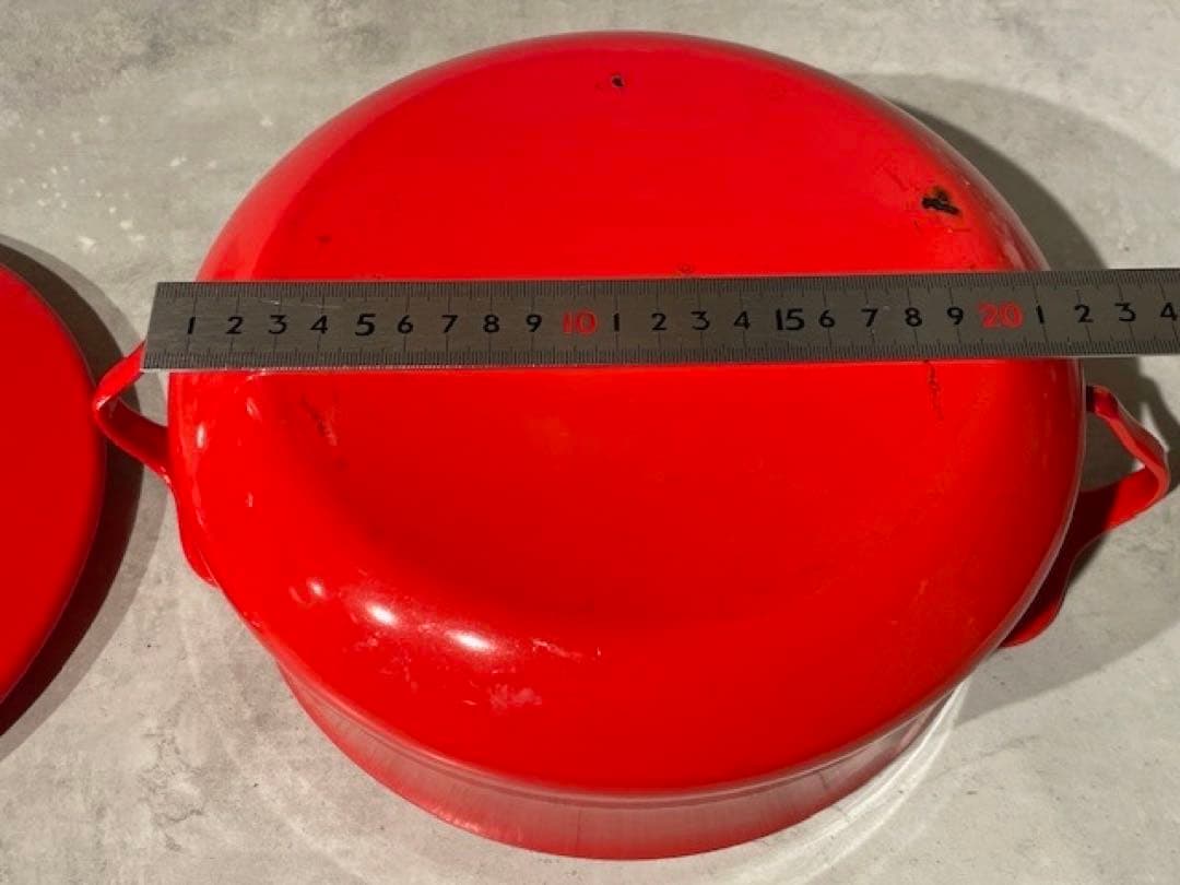 美品ダンスクDANSK コベンスタイル 両手鍋 ホーロー キャセロール 30cm