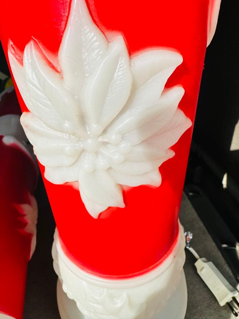 ビンテージ ノエル キャンドル イルミネーションライト ブローモールド ライト