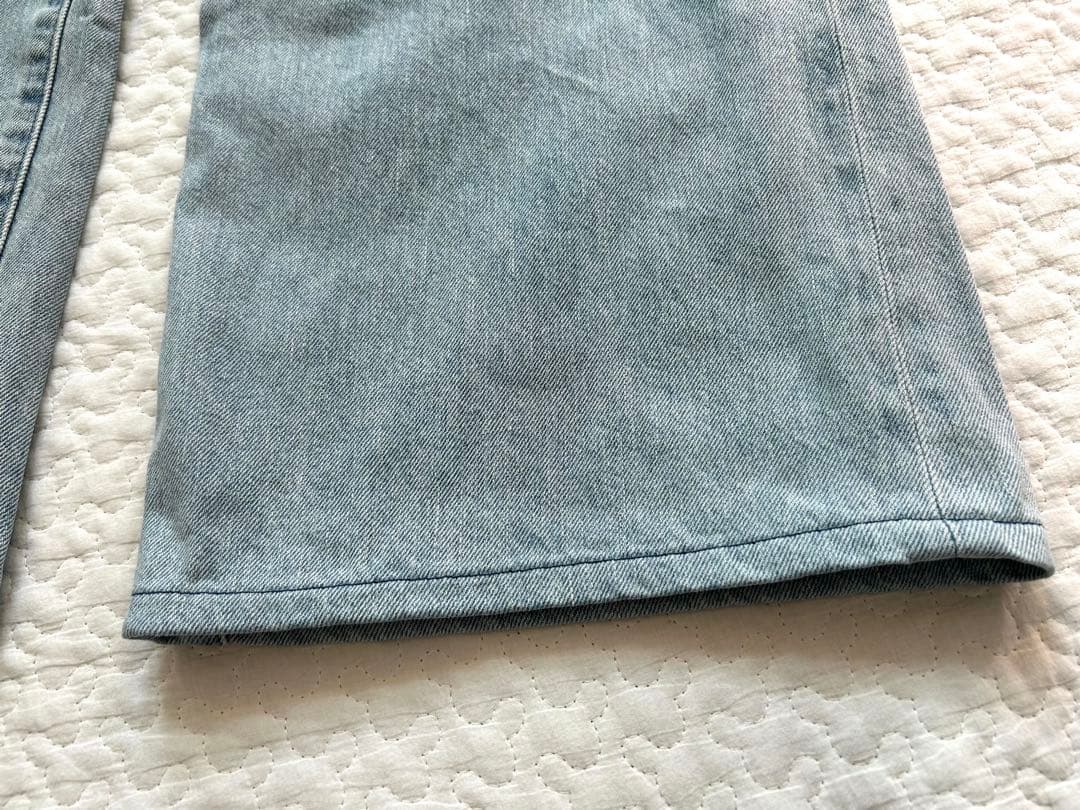 【Whim Gazette】ウィムガゼット ドロストデニム ブルー 36