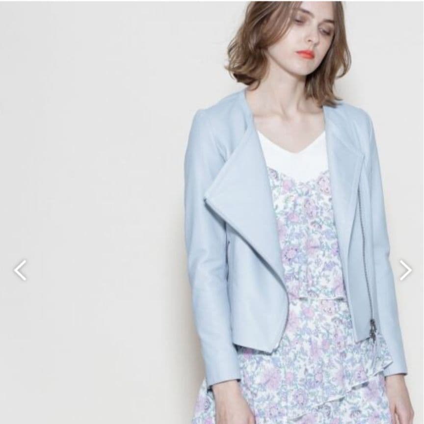 グレースコンチネンタル　ラムレザージャケット　ブラック 38 Mサイズ