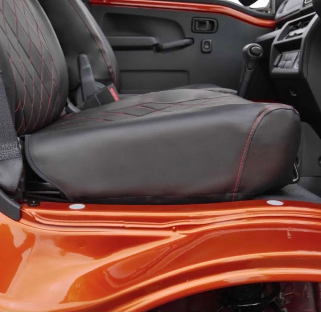 シートカバー ダイヤキルト ハイゼットジャンボ専用(S500P・S510P) 赤