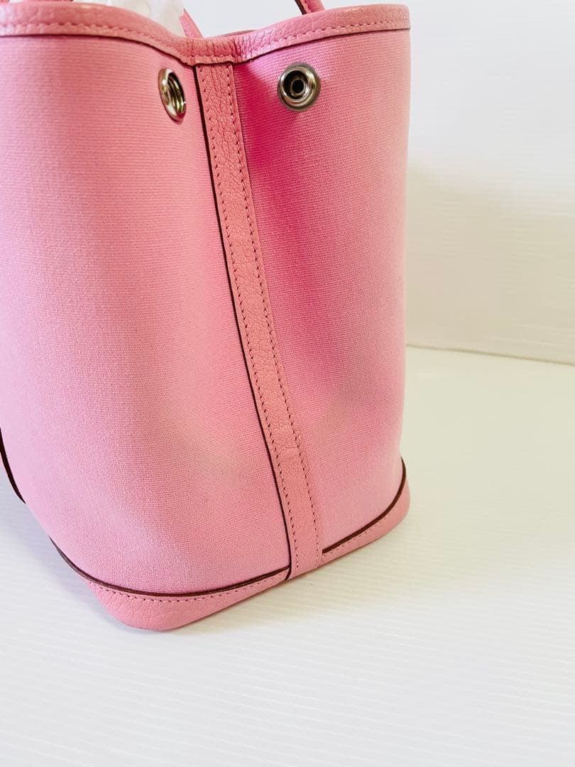 最終価格　エルメス　ガーデンパーティー　ピンク　TPM キャンパス