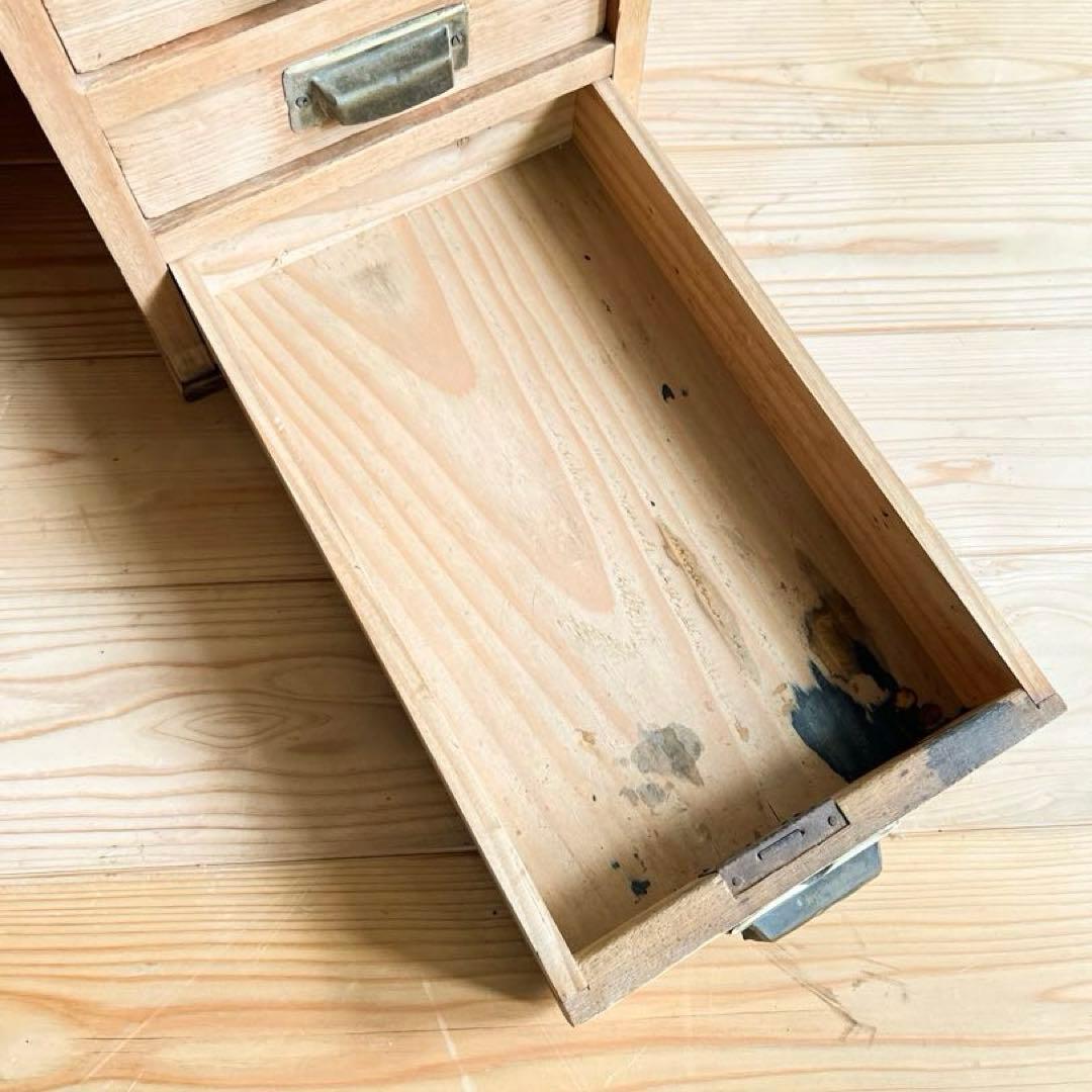 剥離家具　無垢材　ローデスク　M025　古道具　古家具　アンティーク　ビンテージ