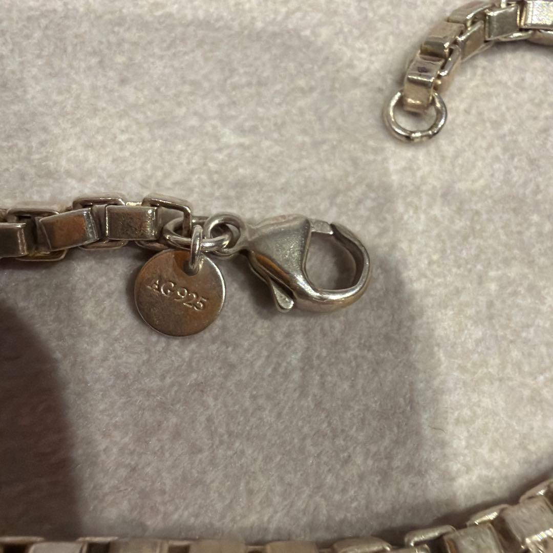 Tiffany ベネチアン　ブレスレット　シルバー