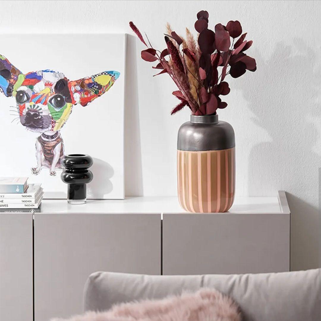 【美品・完売品】KARE モッカ ストライプ フラワーベース