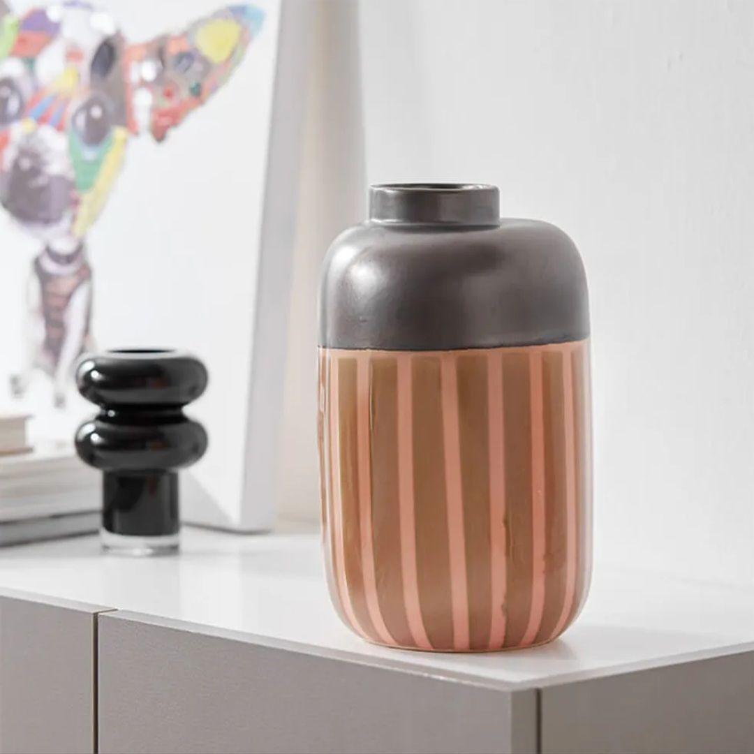 【美品・完売品】KARE モッカ ストライプ フラワーベース