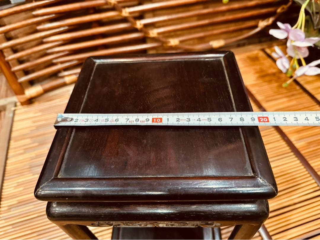 紫檀 花台 インテリア アンティーク 昭和レトロ 和室