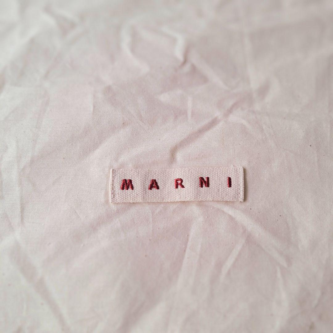 MARNI MARKET マルニ ストライプ メッシュバッグ (中古品)