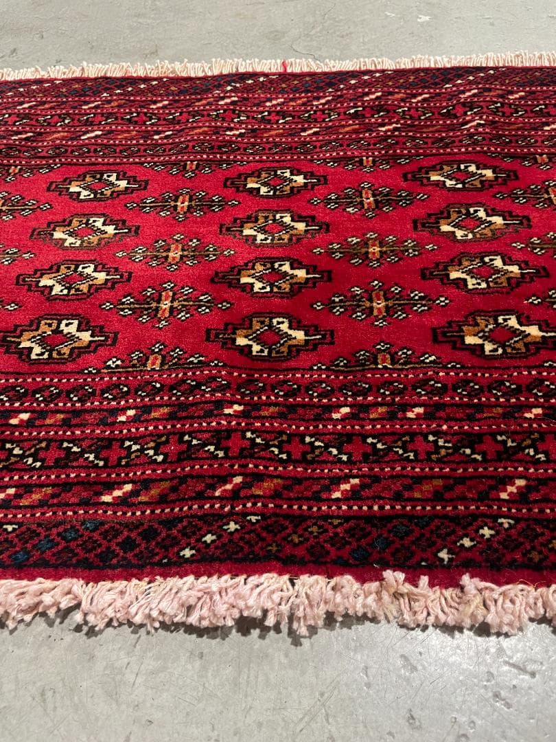 ❖vintage rug❖　111cm×48cm　トルクメン　ボハラ　トライバル