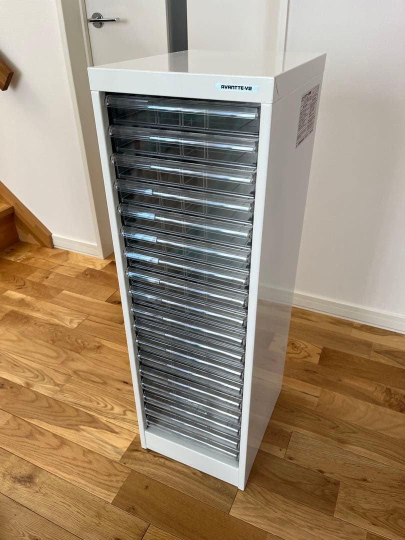 ナカバヤシ　アバンテV2 ホワイト レターケース 18段