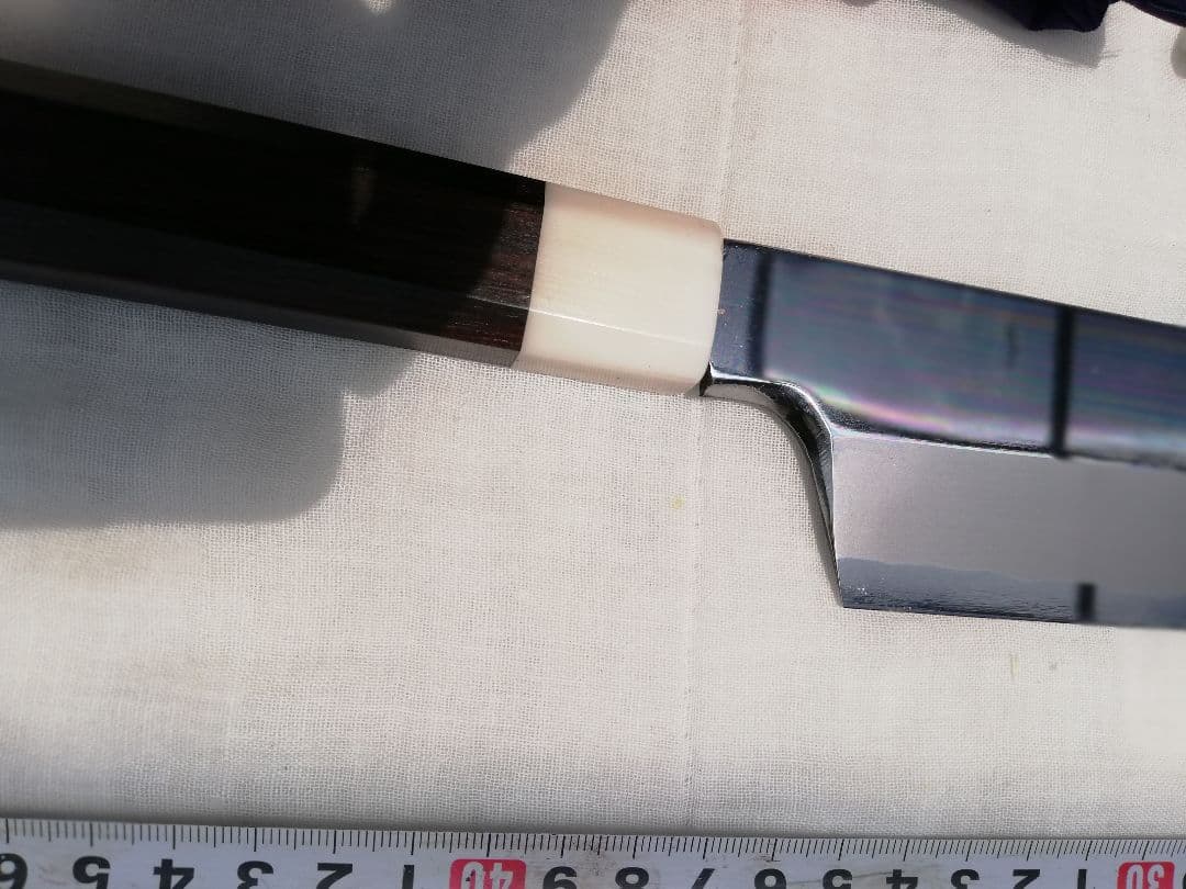 厚口薄刃、8寸鏡面、青鋼