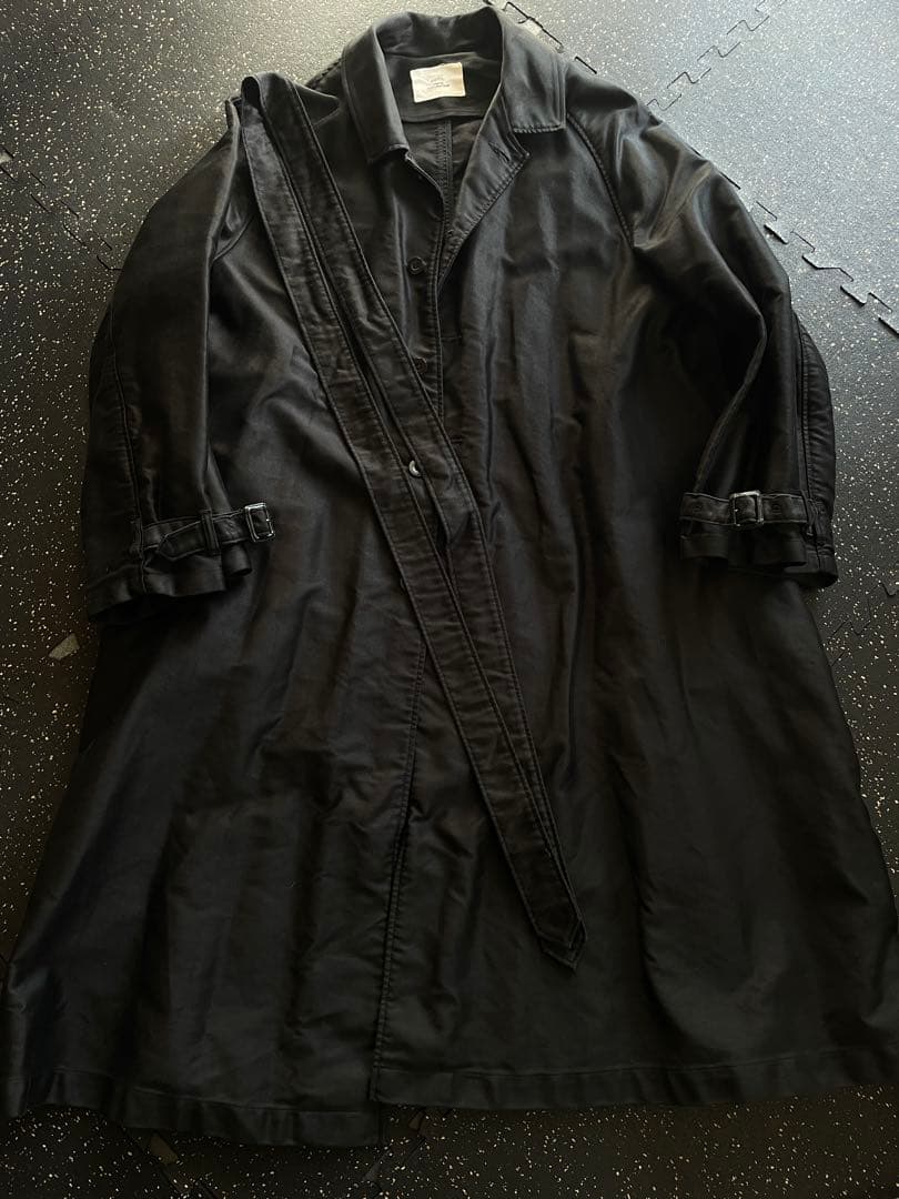 b*d様 OUTIL レショップ　別注コート　ブラックモールスキン