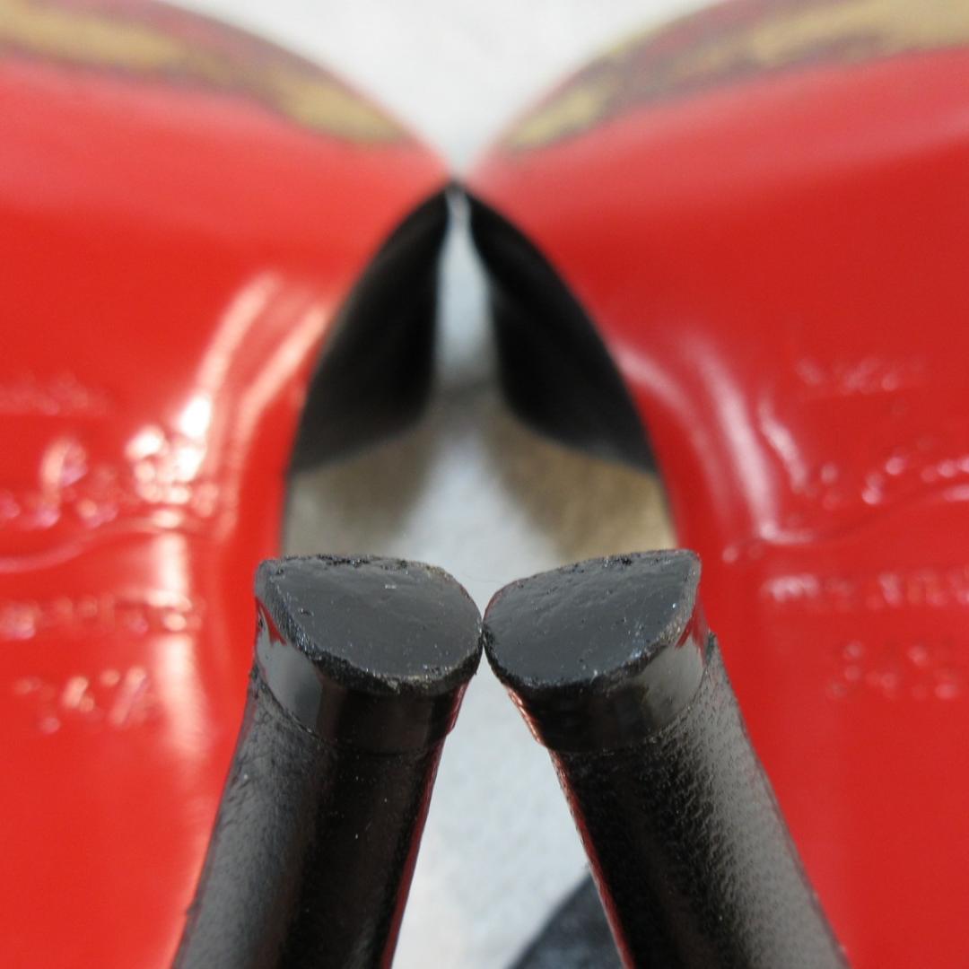 ✨美品✨クリスチャン ルブタン ブラックレザー パンプス EU34.5