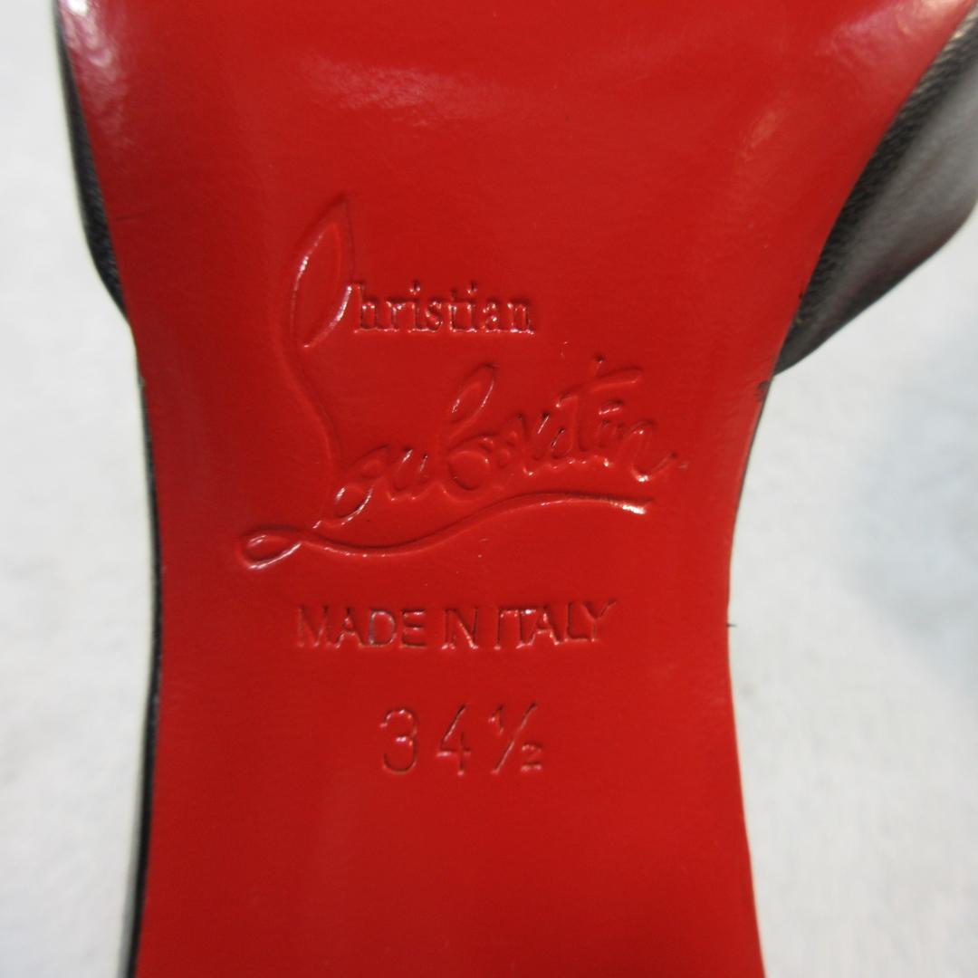 ✨美品✨クリスチャン ルブタン ブラックレザー パンプス EU34.5