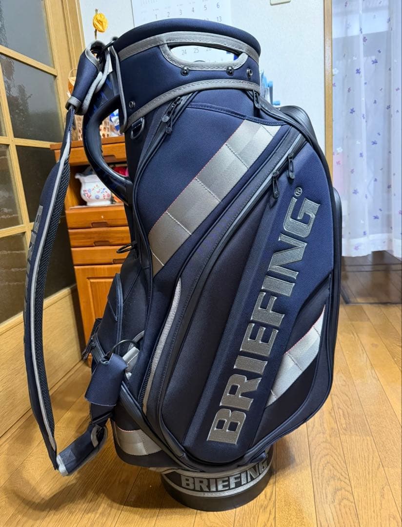 ノ*ガ様 ブリーフィング BRIEFING キャディバッグ CR-3 03　ネイ