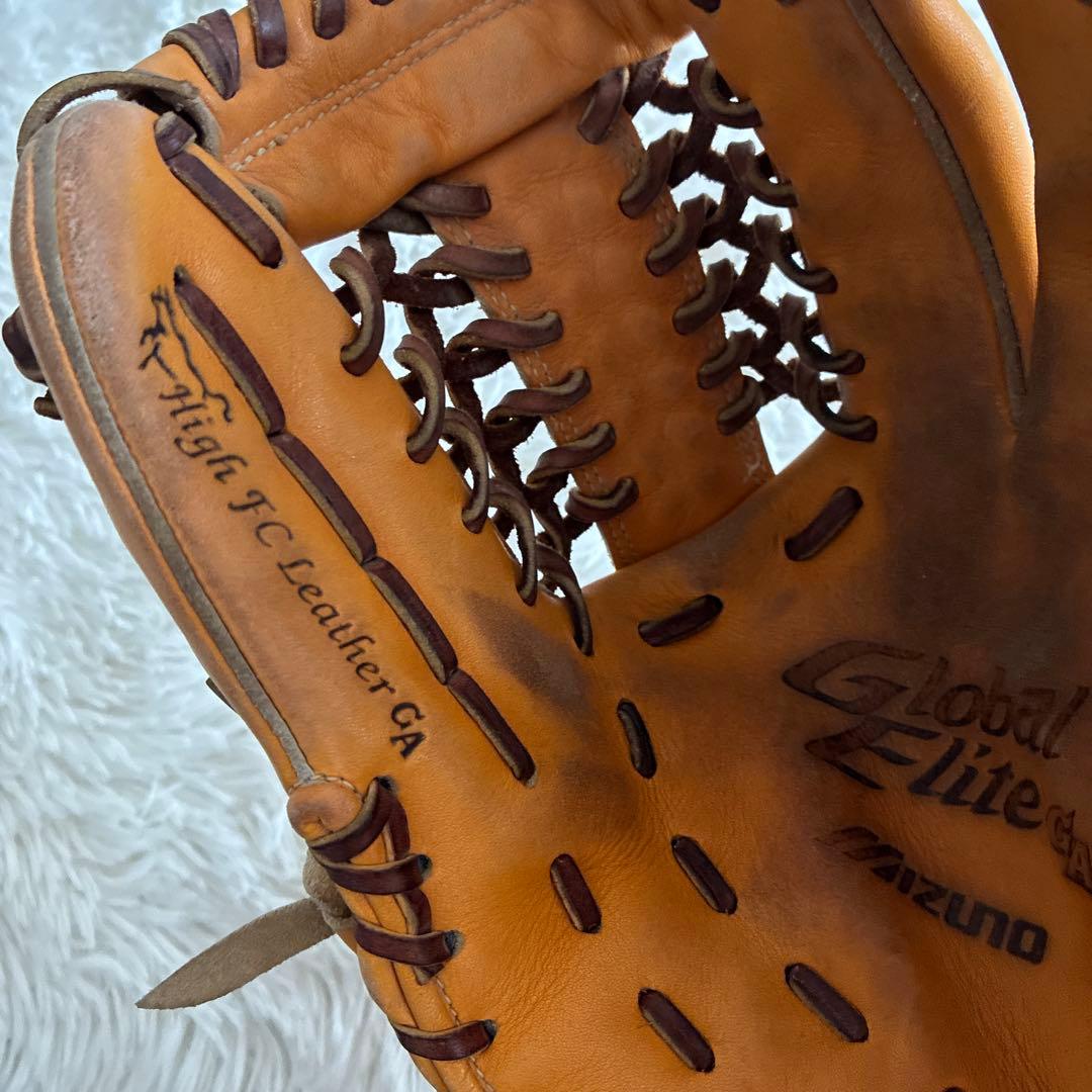 【型付け済・即戦力】ミズノ グローバルエリート GA 軟式グローブ 内野手用