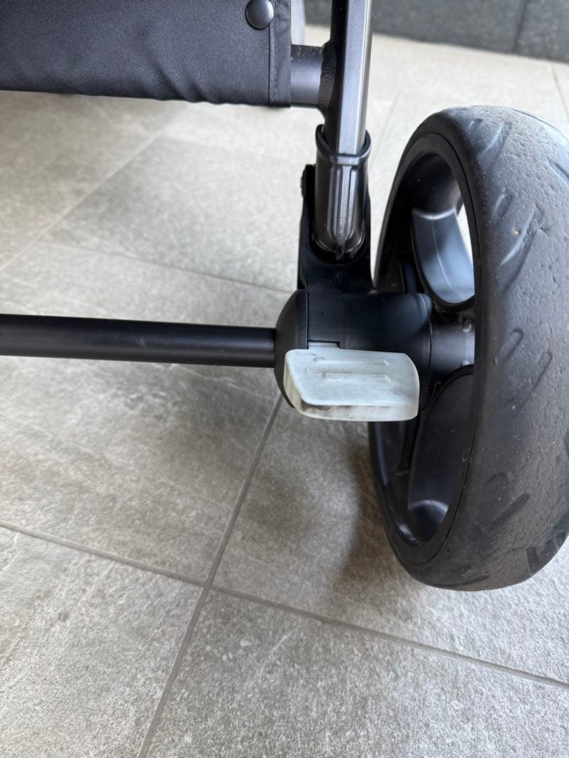 美品カトージJoie エヴァライトデュオ2人乗りベビーカー　レインカバー付き