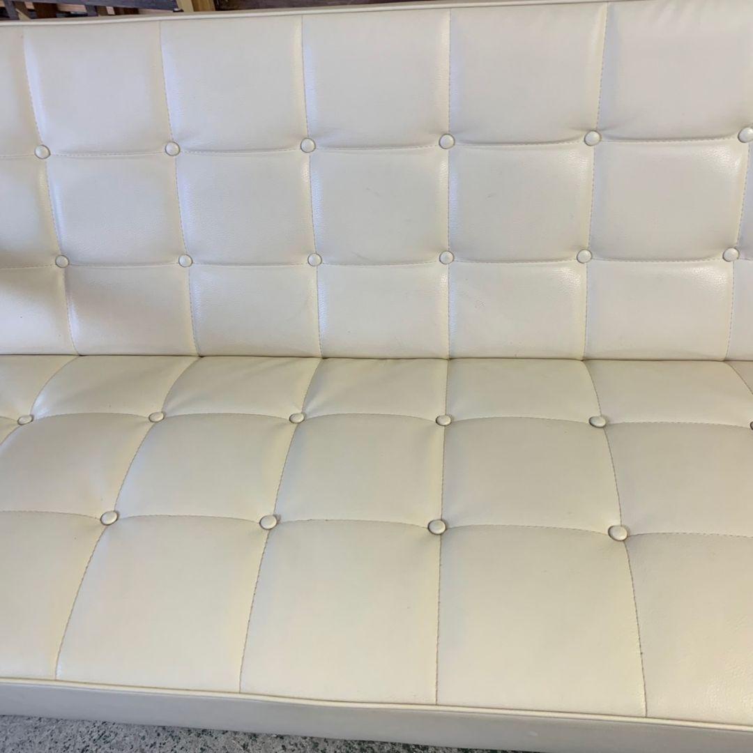 J504\" くるくる 現状品 カリモク60 Ｋチェア2シーター