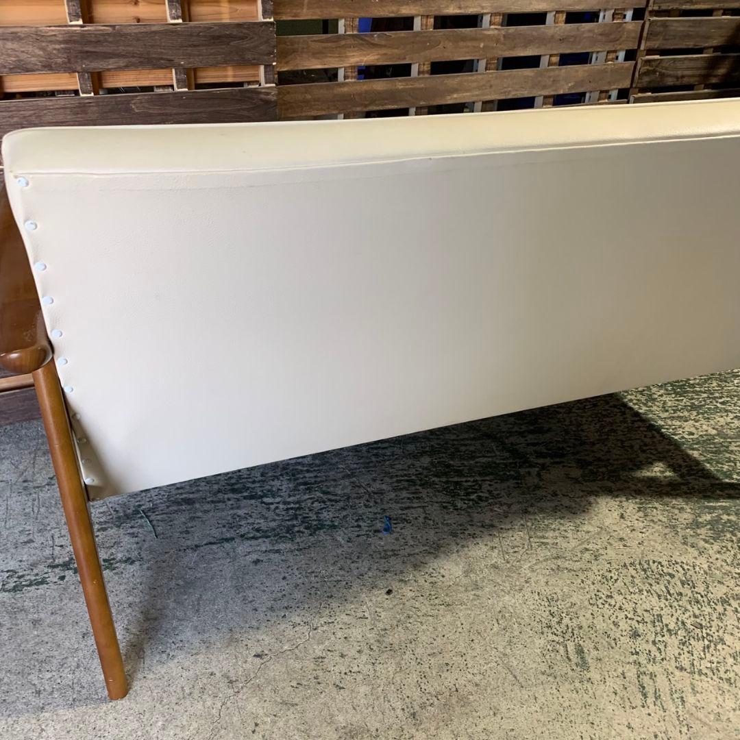 J504\" くるくる 現状品 カリモク60 Ｋチェア2シーター