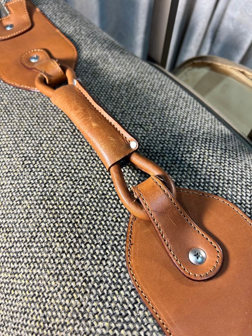 ハートマン　ツイード　スピナーガーガーメントバッグ（ツイード）