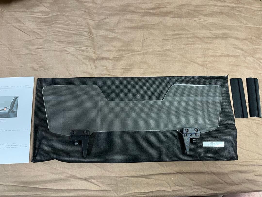 NDロードスター　アクリルウィンドブロッカー