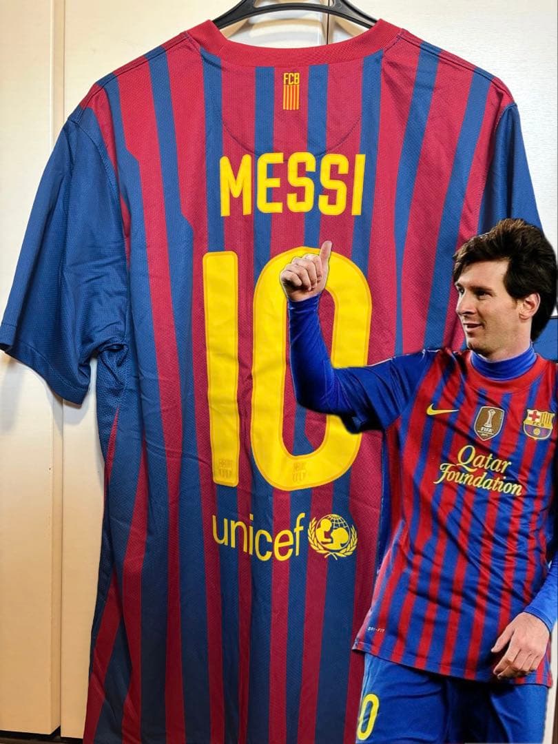 【希少・正規品】FCバルセロナ 11/12 メッシ ユニフォーム L(XL)