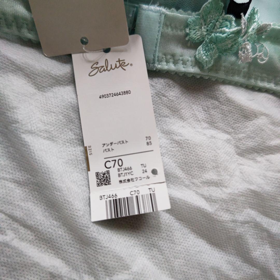 BTJ466｜ワコール サルート ブラジャー&ショーツセット　C70−M