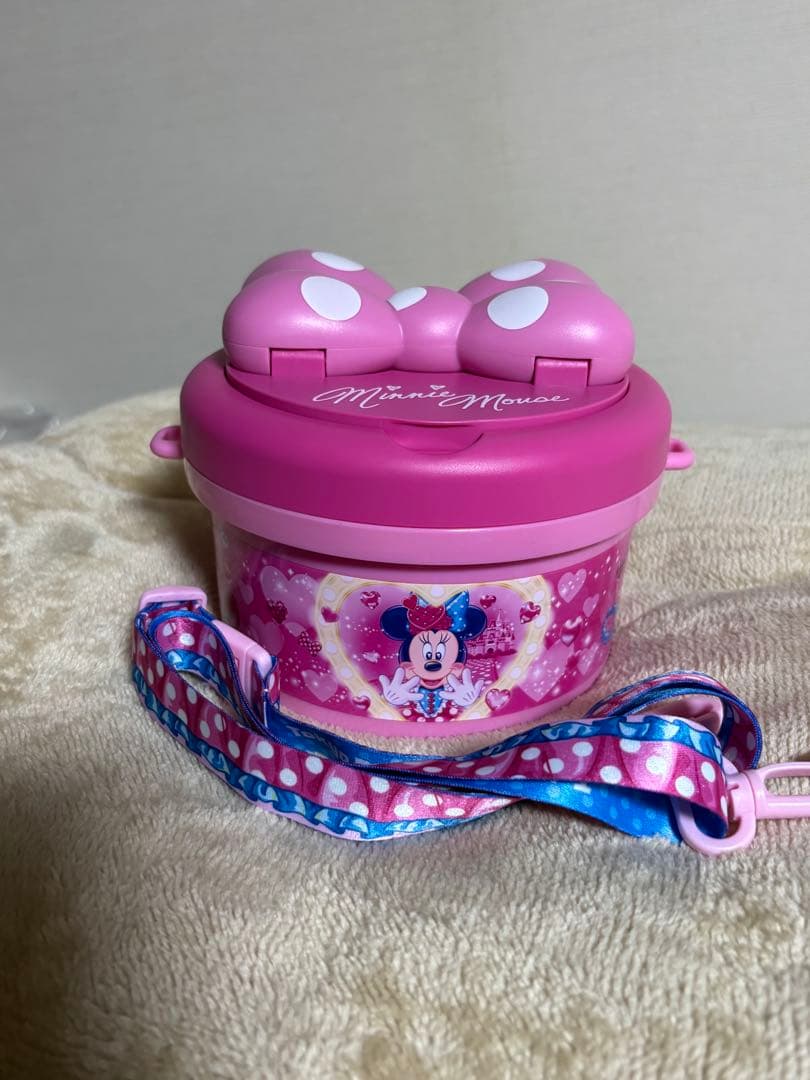 F*様 ミニーマウス ポップコーン入れ リボン付きディズニー、パルパルーザ