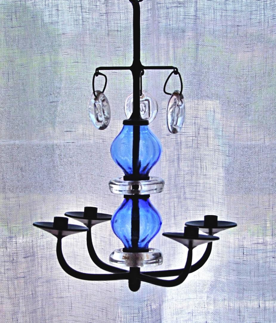 エリックホグラン キャンドルスタンド キャンドルホルダー プレート 吹きガラス