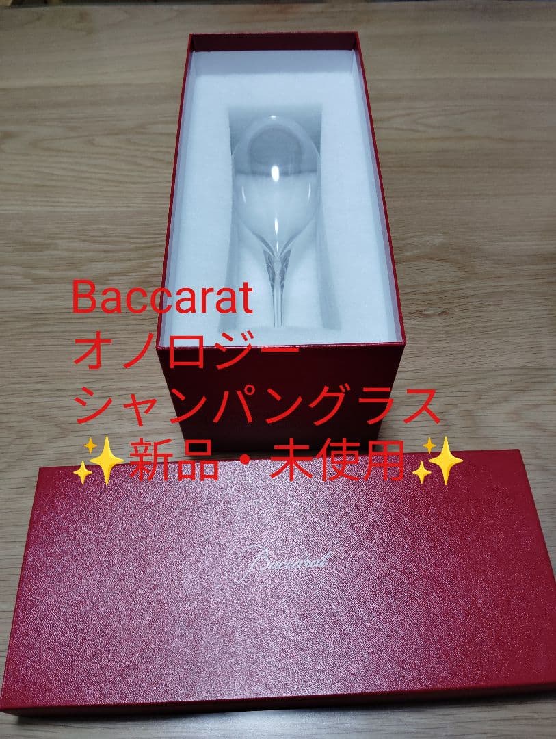 【新品・未使用✨️】バカラ Baccarat オノロジー シャンパングラス