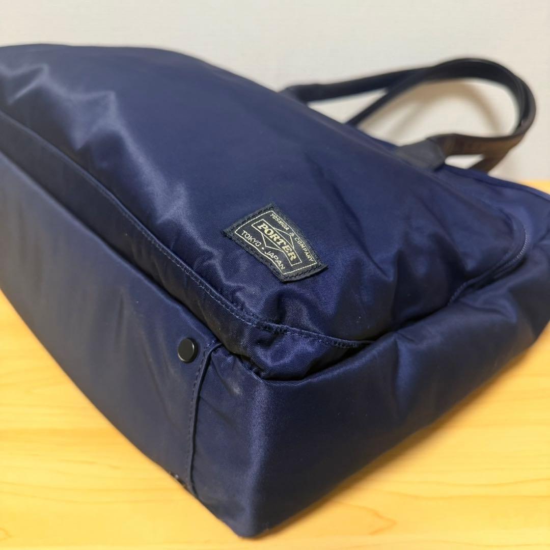 PORTER TIME トートバッグ ネイビー