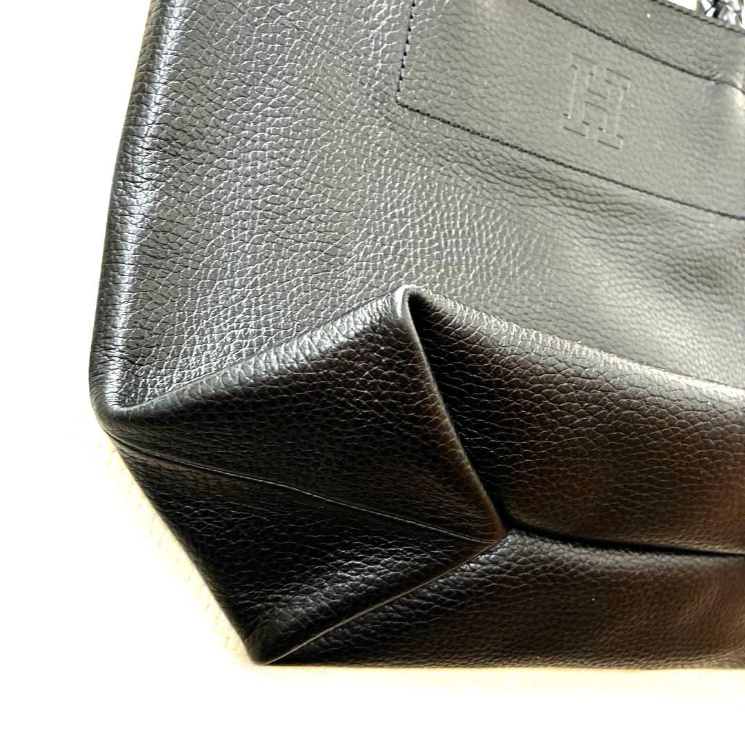 HIROFU チェスタ M B5軽量 トートバッグ ショルダー レザー 編み込み