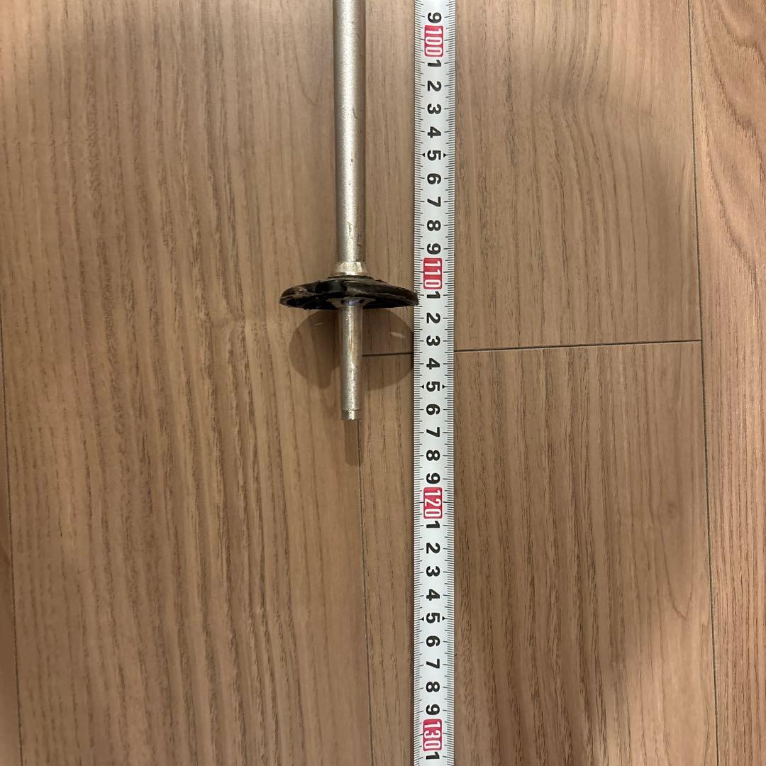 メンズ　HART DIVA スキー板 黒と紫 ビンディング　ポール付き