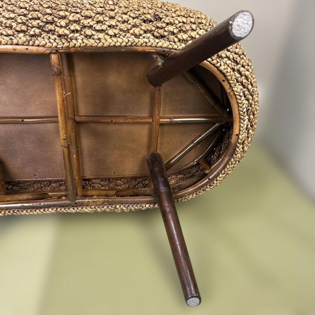 アジアン家具　ウオーターヒヤシンス ローテーブル W110 D61 H44.5