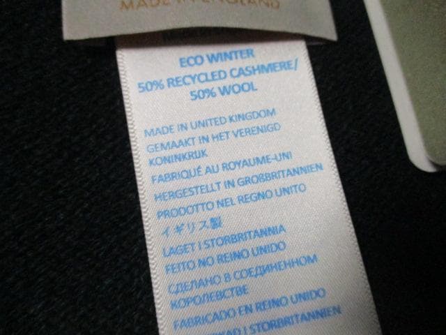 JOHN SMEDLEY　カシミア　ジョンスメドレー　マフラー　未使用品