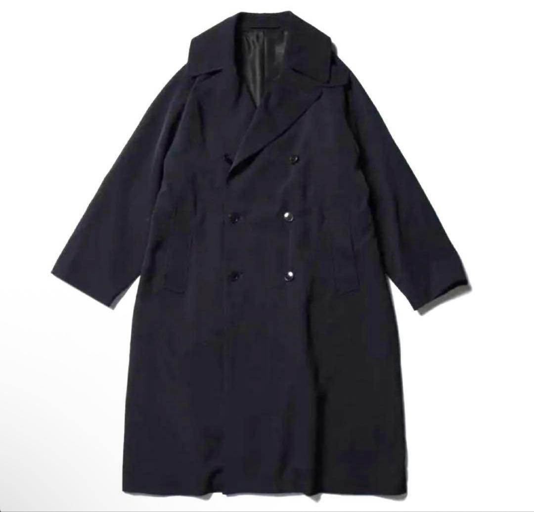 ジャケット・アウター Comoli WOOLGABARDINE DOUBLE BREASTEDCOAT