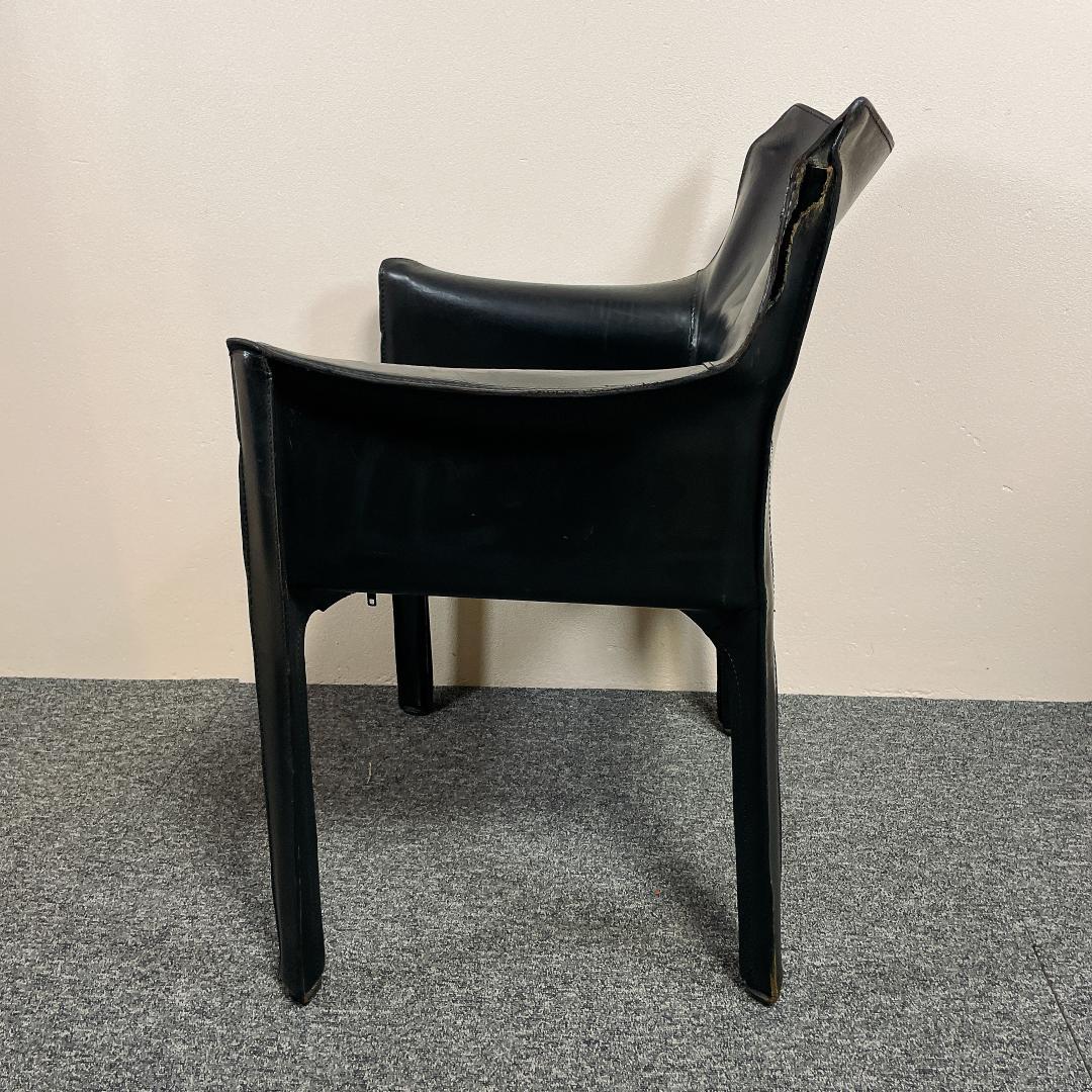 希少　名作　Cassina　カッシーナ 413 CAB　ブラック