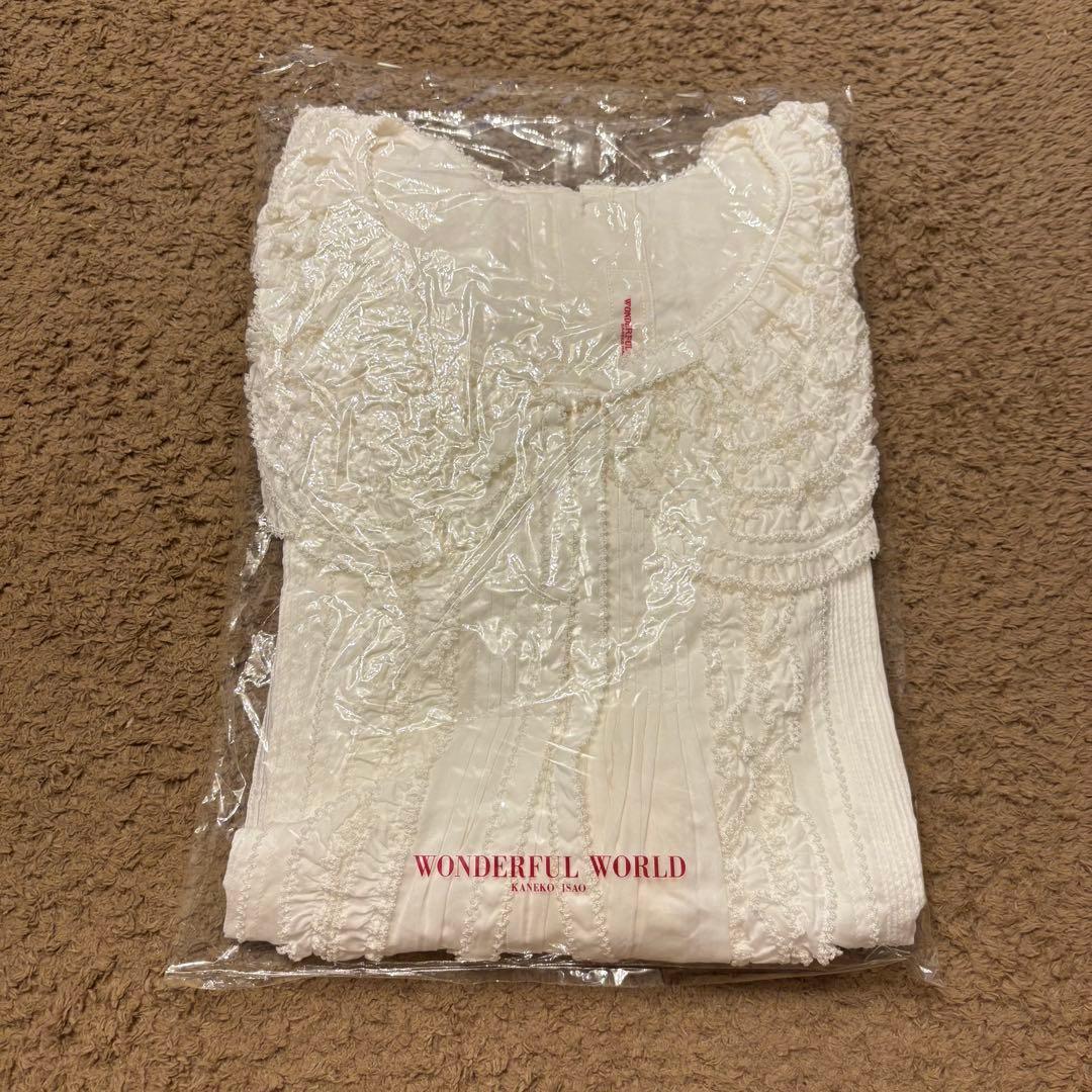 ワンダフルワールド カネコイサオ ブラウス ホワイト